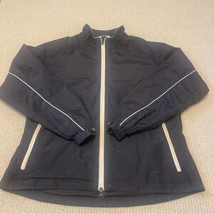 Footjoy DryJoys Golf Rain Jacket Full Zip Women's Size Large Black